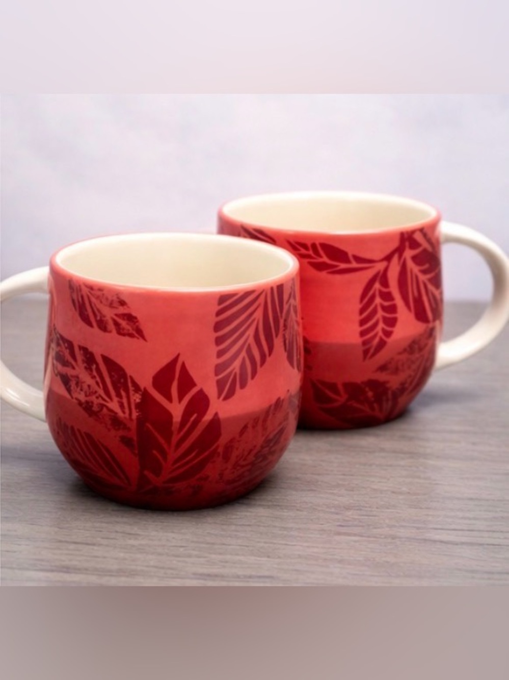 RARE Starbucks 2011 leaf coffee mug cup